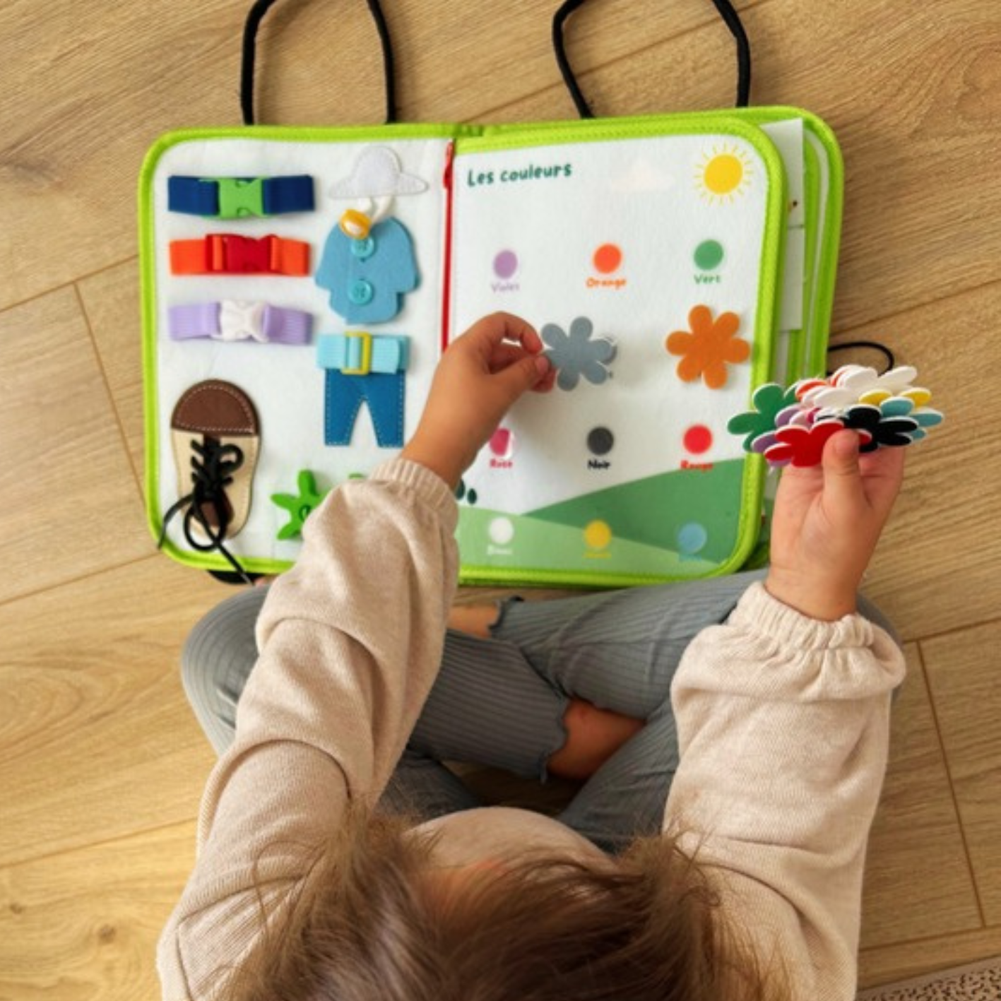 Busy Board Montessori – Mallette d’activités éducatives