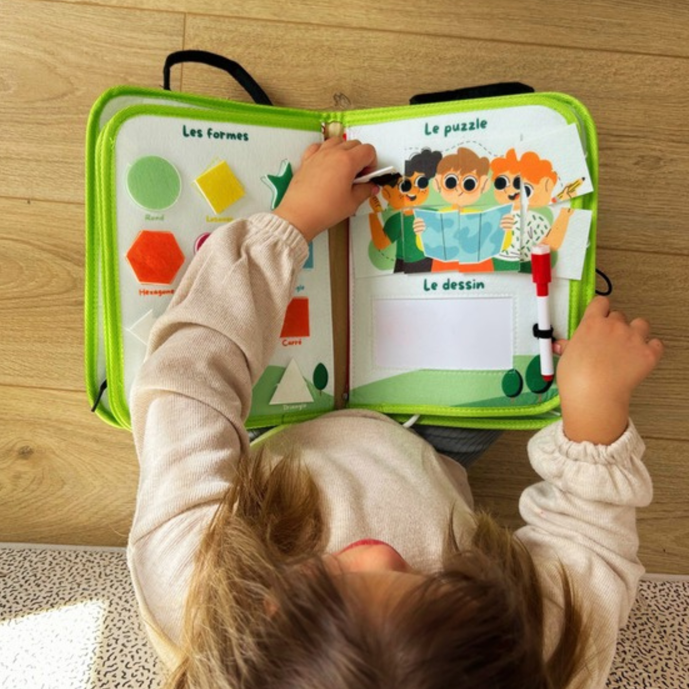 Busy Board Montessori – Mallette d’activités éducatives