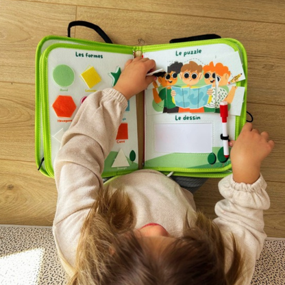 Busy Board Montessori – Mallette d’activités éducatives