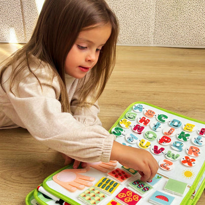 Busy Board Montessori – Mallette d’activités éducatives