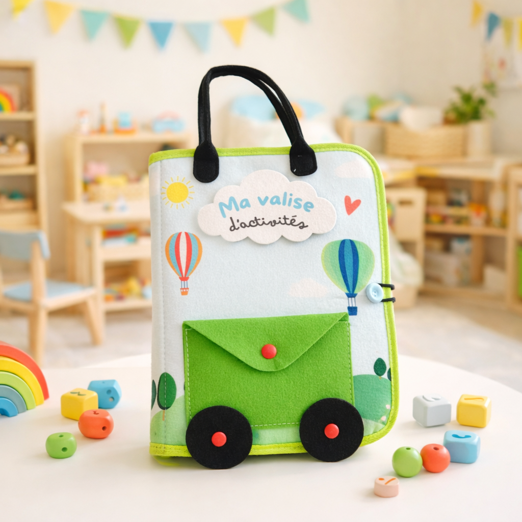Busy Board Montessori – Mallette d’activités éducatives